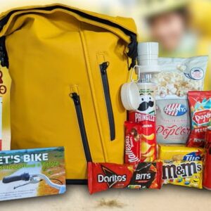 Zomerpakket gele fietstas