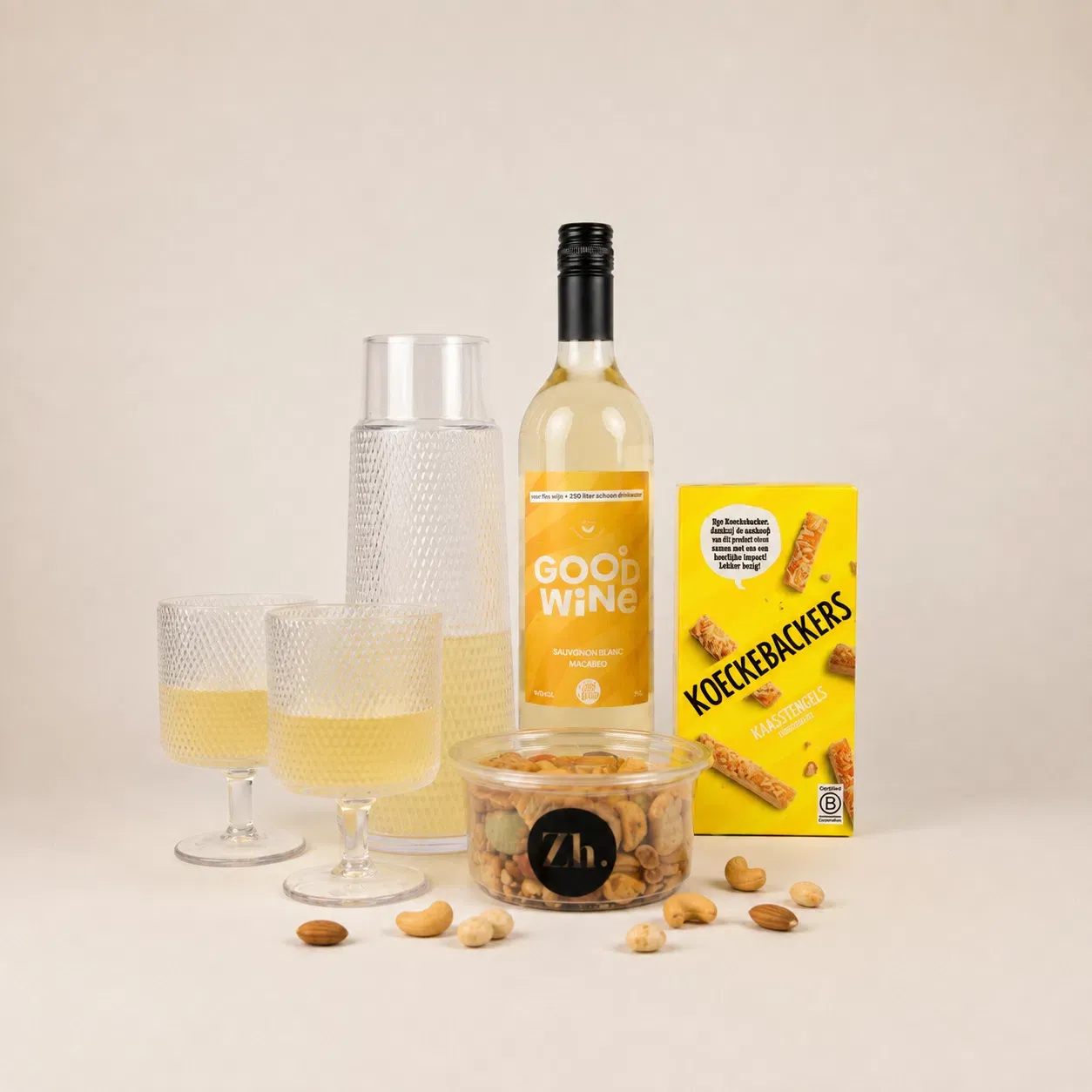 Good Wine Good Food kerstcadeau set